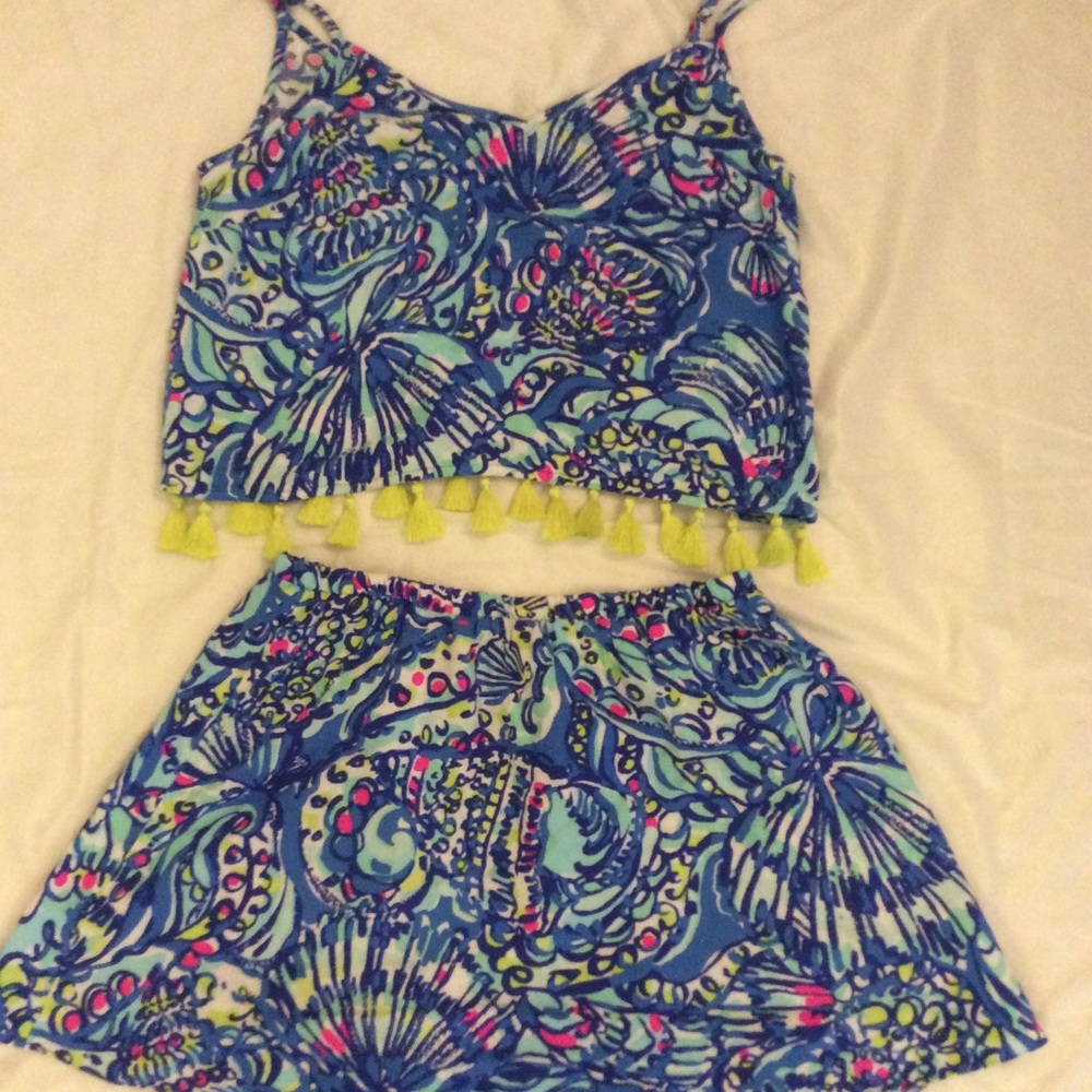 NWT Lilly Pulitzer Romona Set Size 2 - Picture 2 of 4
